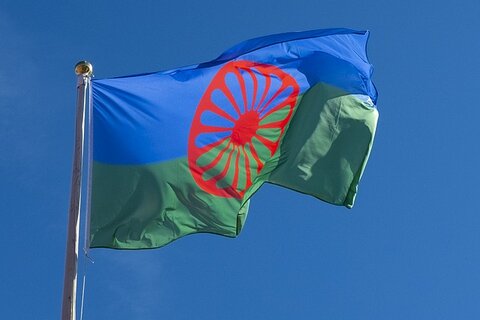 Romowie flaga romska